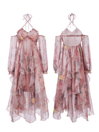 Enchanted Bloom Chiffon Gown