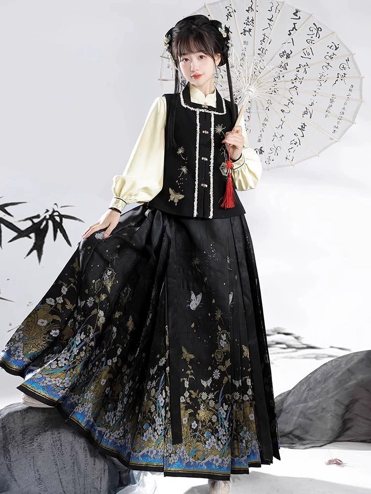 Ming Dynasty Modern Hanfu, Mamianqun, Haruki