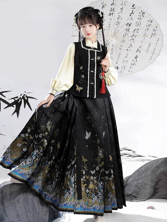 Ming Dynasty Modern Hanfu, Mamianqun, Haruki