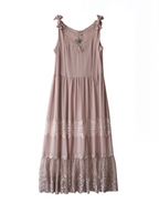 Serene Blossom Vintage Dress