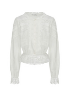 Enchanted Garden White Lace Blouse