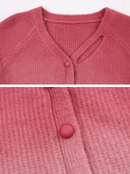 Blush Ombre Cozy Knit Cardigan