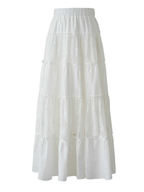 Dreamy Lace Tiered Maxi Skirt