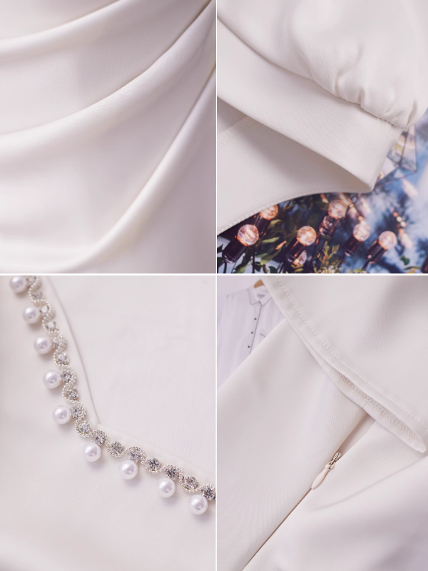 Timeless Elegance Princess White Dress