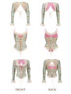Meadow Muse Floral Lace Corset