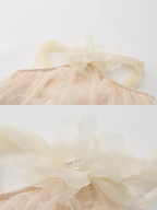 Blossom Whisper Halter Tulle Dress