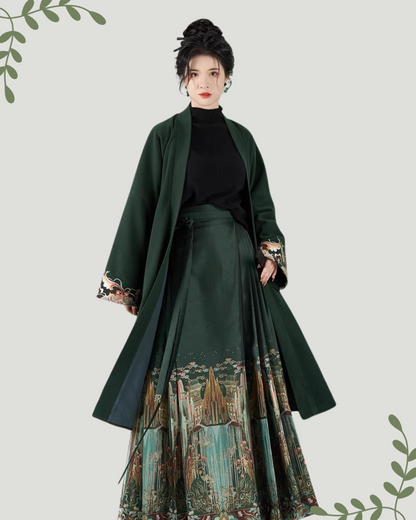 Ming Dynasty Modern Hanfu, Mamianqun, Celestial Realm (Preorder)