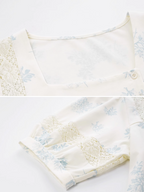 Ivory Sky Blossom Pajama