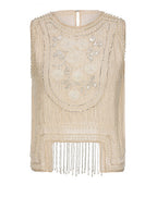 Olivia's Retro Flower Elegance Top