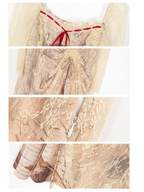Vintage Manuscript Lace Dress