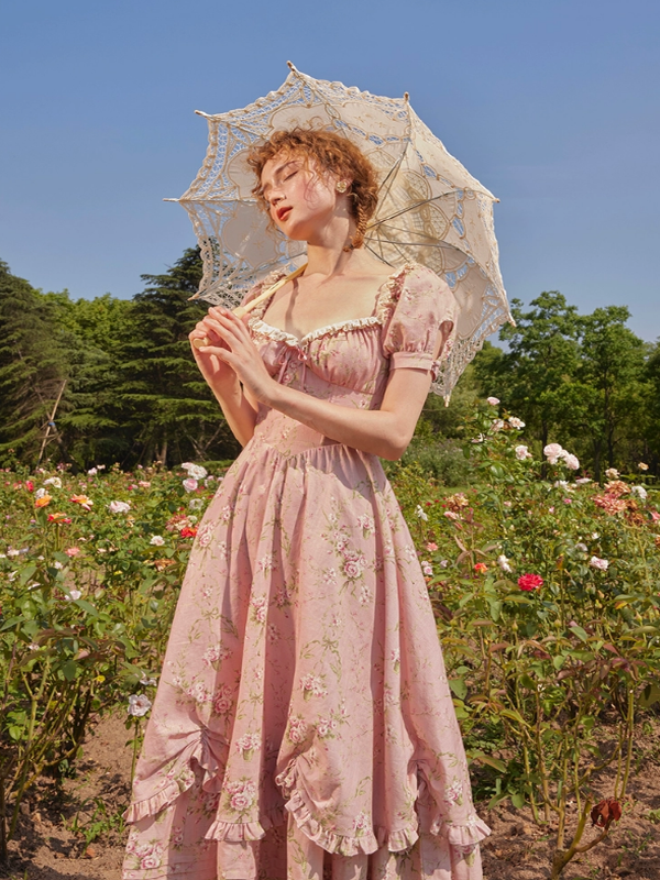 The Enchanted Walk in the Blossom Gown Dress