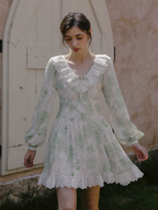 Silent Song of White Chamomile Dress
