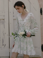 Silent Song of White Chamomile Dress