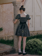 Golden Twilight Symphony Dress
