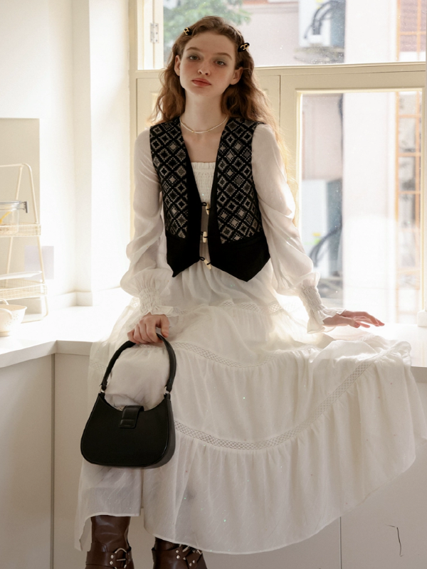 Sunlit Daydream of the Starlit Gown Dress