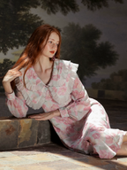 Whispering Petals of the Elegant Spring Dress