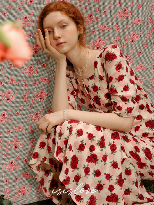 Enchanting Blossom of the Rose Empress Dress