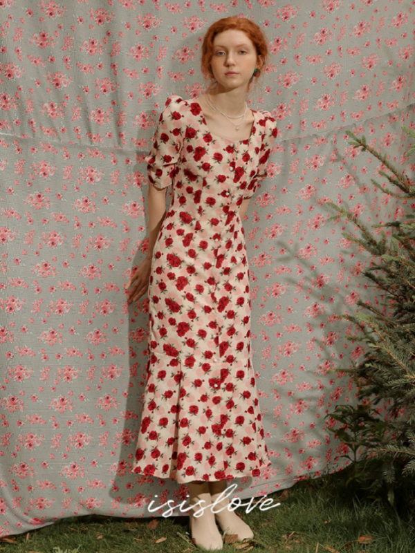 Enchanting Blossom of the Rose Empress Dress