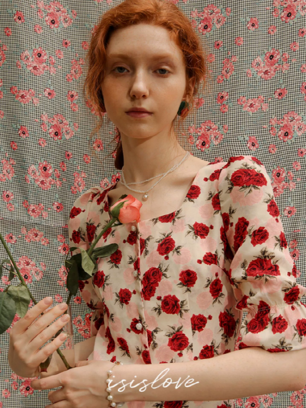 Enchanting Blossom of the Rose Empress Dress