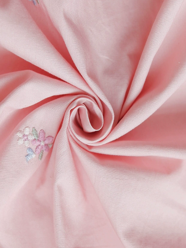 Floral Symphony in Pink Dress
