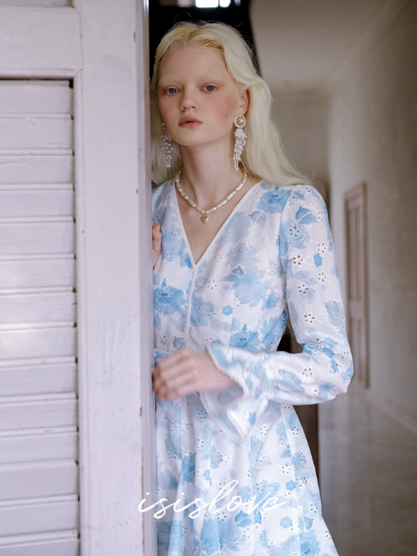Blue Wildflower Serenity Dress