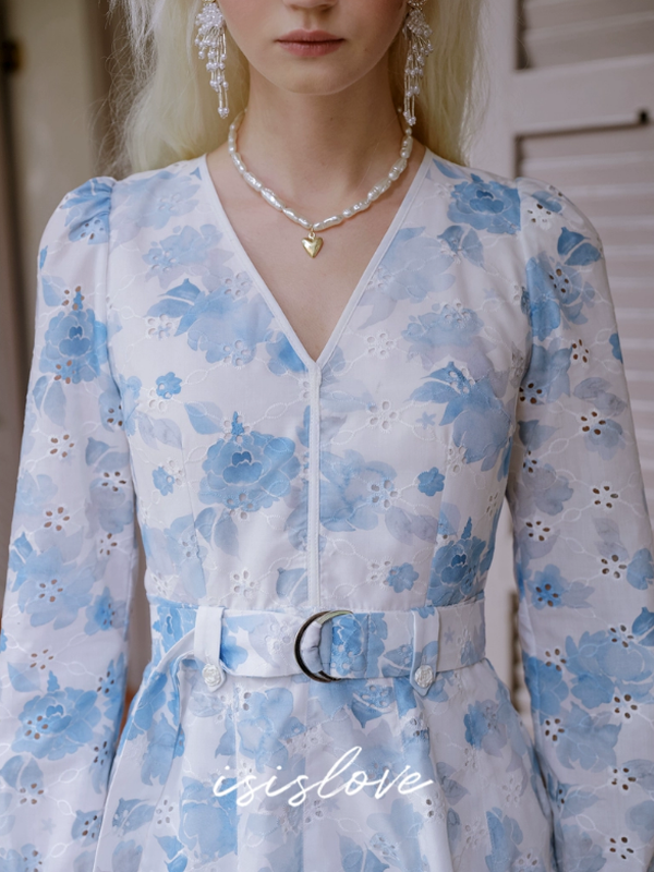 Blue Wildflower Serenity Dress