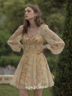 Sun-kissed Butterfly Waltz Dress