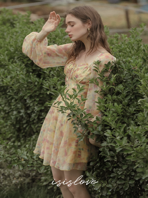 Sun-kissed Butterfly Waltz Dress