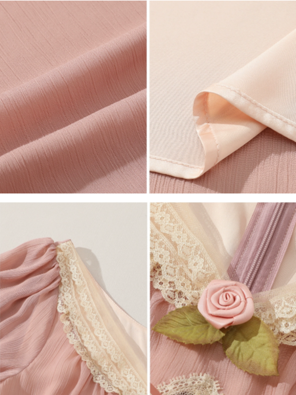 Literary Rose Symphony Dress