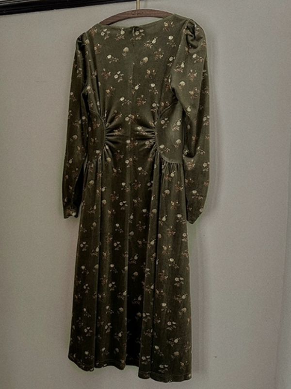 Deep Forest Elegance Dress