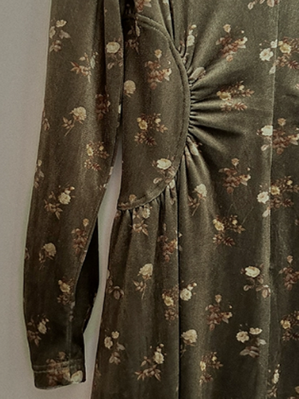 Deep Forest Elegance Dress