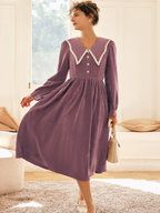 Purple Petal Waltz Dress