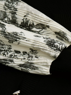Vintage Blooms in Noir Dress