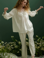 Pure White Elegance Pajama