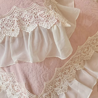Pink Velvet Princess Douvet Cover Set