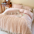 Pink Lace Frill Princess Bedding Set