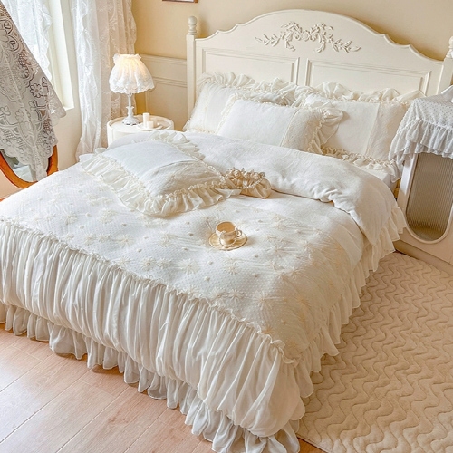 Parisian Yellow Floral Bedding Set