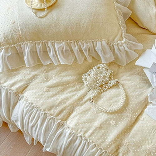 Parisian Yellow Floral Bedding Set