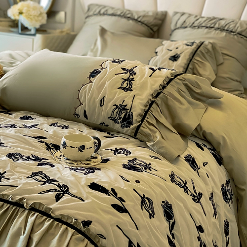 Enchanted Forest Rose Bedding Set