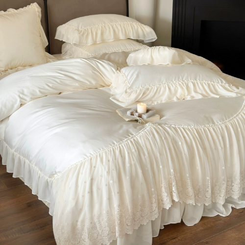 Charming French Blossom Bedding Set