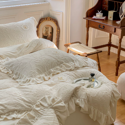 French Palace Velvet Bedding Set