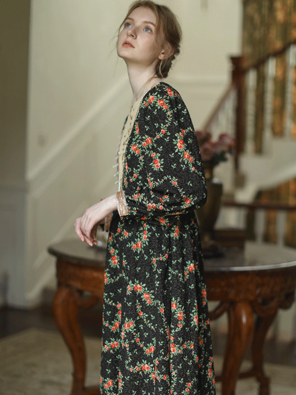 Retro Elegance Sparkle Dress