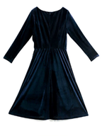Velvety Symphony of Elegance Dress