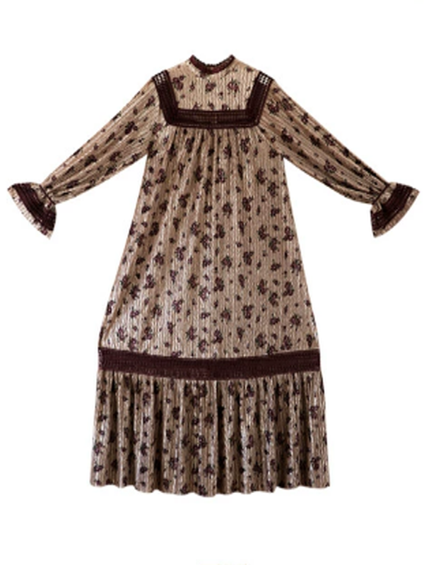 Wine Rose Lace in Dusk Dress