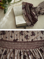 Wine Rose Lace in Dusk Dress