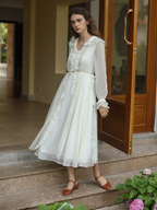 Fairy's Gold Embroidery Dress