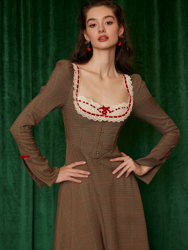 Vintage Lace Elegance Dress