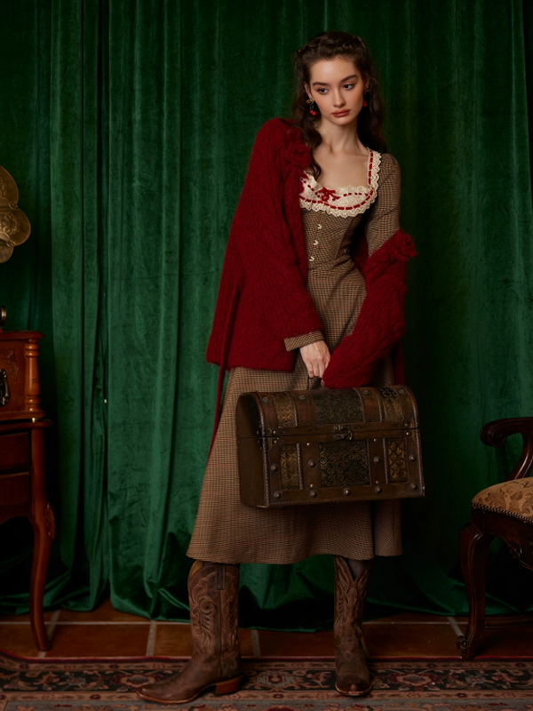Vintage Lace Elegance Dress