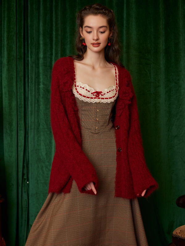 Vintage Lace Elegance Dress
