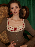 Vintage Lace Elegance Dress